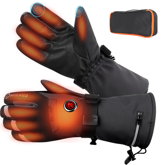 Heated Gloves, BIAL Rechargeable Electric Battery Operated Gloves Hand Warmer for Men Women Ski Snowboarding Hiking Cycling Hunting Winter